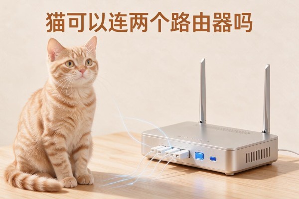 猫可以连两个路由器吗