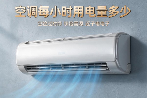 空调每小时用电量多少