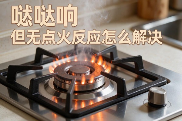 燃气灶哒哒响但无点火反应怎么解决