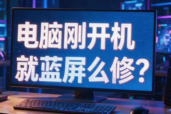 电脑刚开机就蓝屏怎么修?