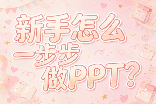 新手怎么一步步做PPT?