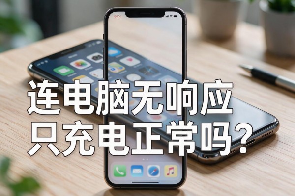 苹果手机连电脑无响应只充电正常吗?