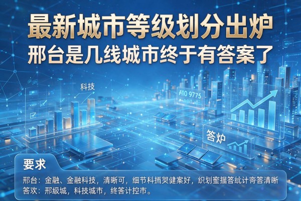 最新城市等级划分出炉,邢台是几线城市终于有答案了