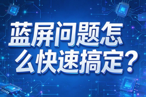 蓝屏问题怎么快速搞定?