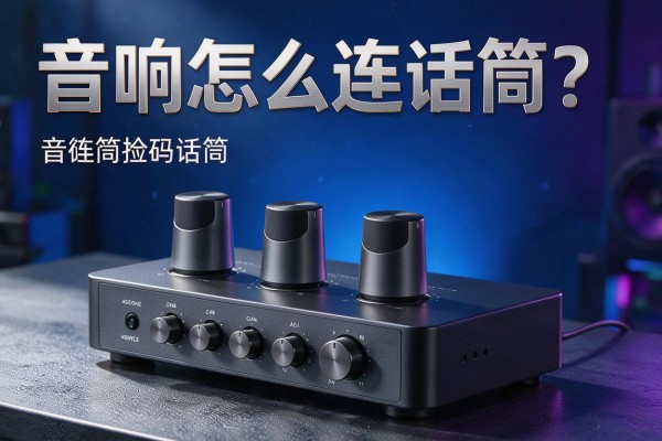 音响怎么连话筒？