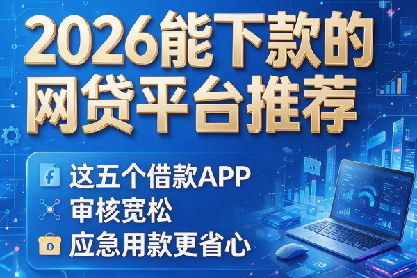 2026能下款的网贷平台推荐:这五个借款APP审核宽松,应急用款更省心