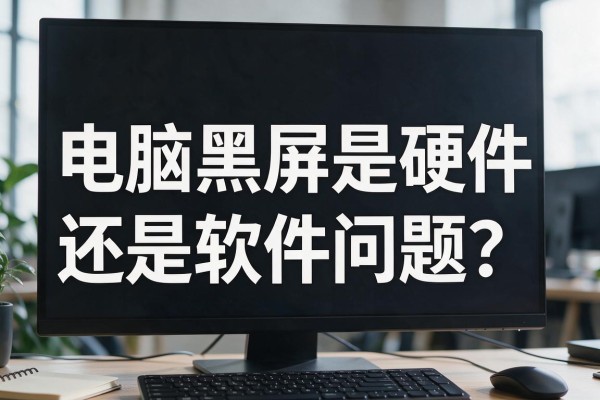 电脑黑屏是硬件还是软件问题?