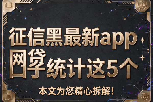 征信黑最新app网贷口子统计这5个，本文为您精心拆解！