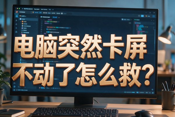 电脑突然卡屏不动了怎么救?