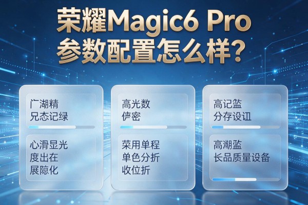 荣耀Magic6 Pro的参数配置怎么样?