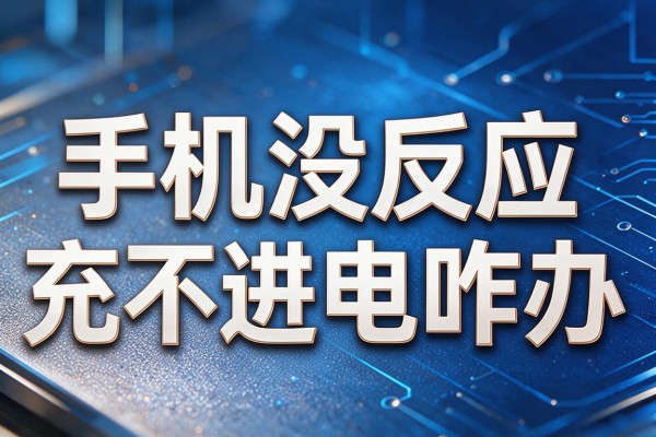 手机没反应充不进电咋办