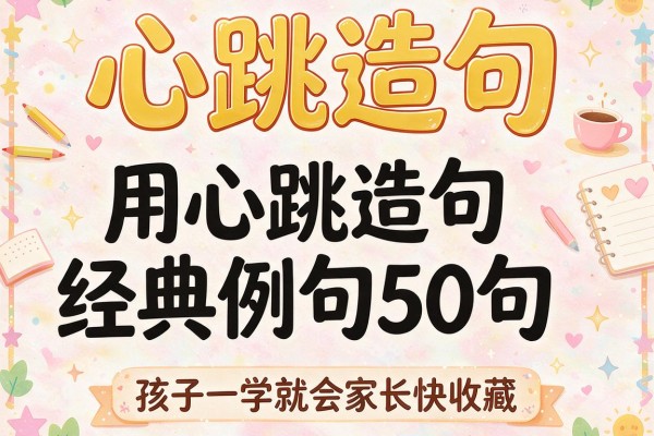 心跳造句-用心跳造句经典例句50句，孩子一学就会家长快收藏