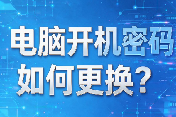 电脑开机密码如何更换?