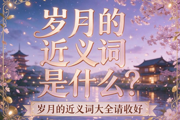 岁月的近义词是什么?这份岁月的近义词大全请收好