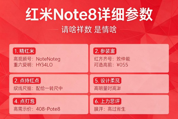 红米Note8详细参数是啥