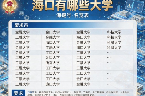 海口有哪些大学 附所有大学名单一览表