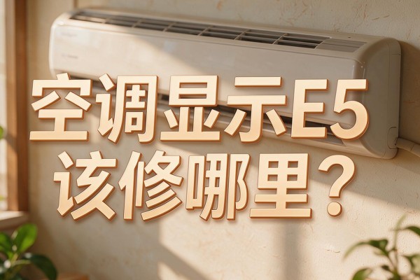 空调显示E5该修哪里?
