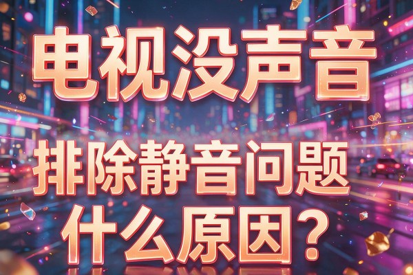电视没声音，排除静音问题，什么原因？