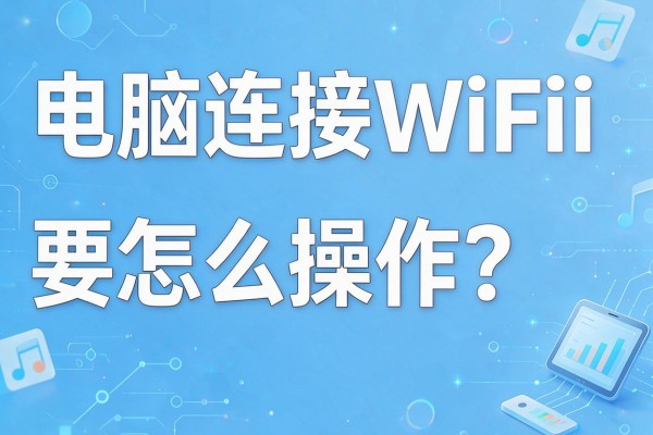 电脑连接WiFi要怎么操作?