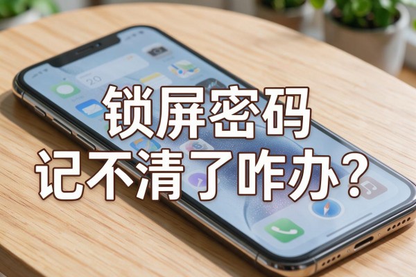 苹果手机锁屏密码记不清了咋办?