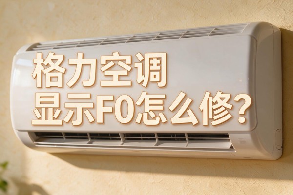 格力空调显示F0怎么修？