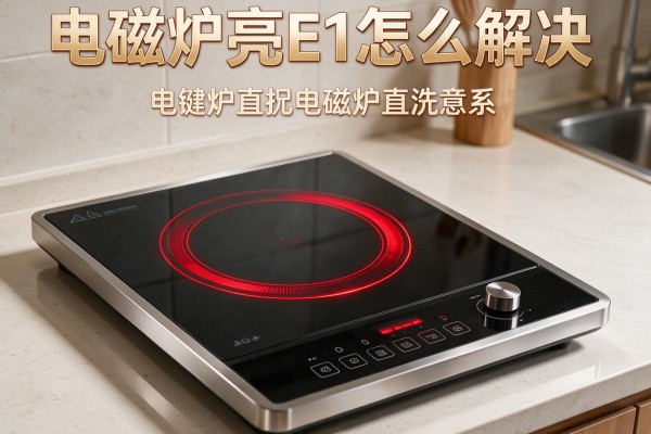 电磁炉亮E1怎么解决