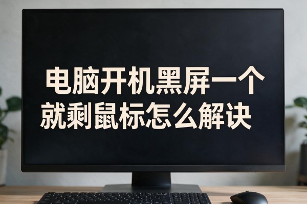 电脑开机黑屏就剩一个鼠标怎么解决