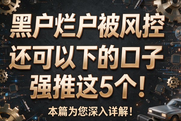 黑户烂户被风控还可以下的口子强推这5个!本篇为您深入详解!