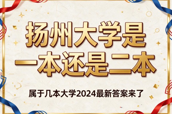 扬州大学是一本还是二本,属于几本大学2024最新答案来了