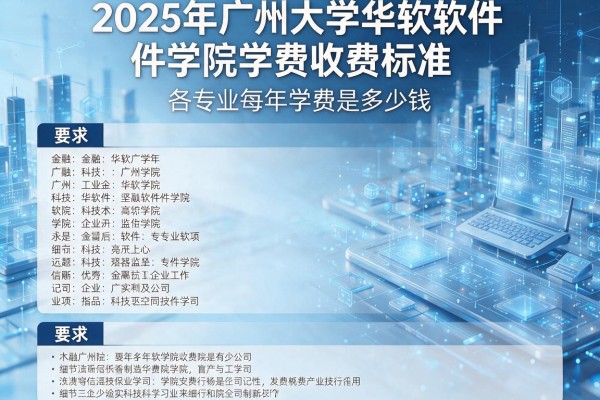 2025年广州大学华软软件学院学费收费标准 各专业每年学费是多少钱