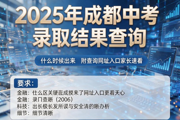 2025年成都中考录取结果查询,什么时候出来附查询网址入口家长速看