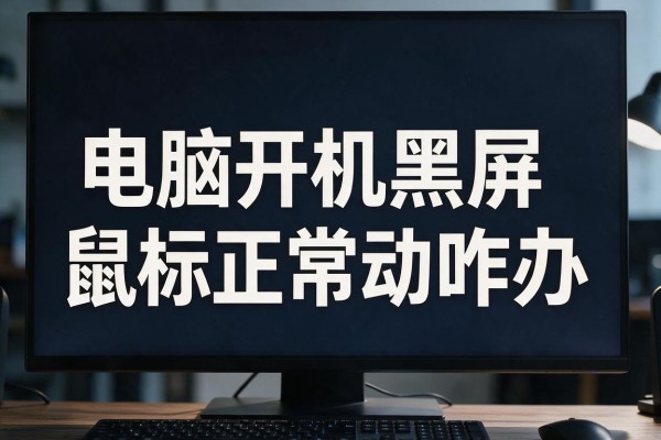 电脑开机黑屏鼠标正常动咋办