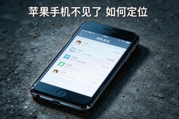 苹果手机不见了如何定位