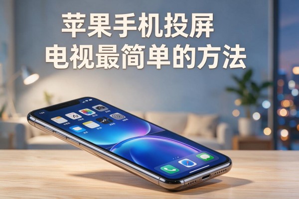 苹果手机投屏电视最简单的方法