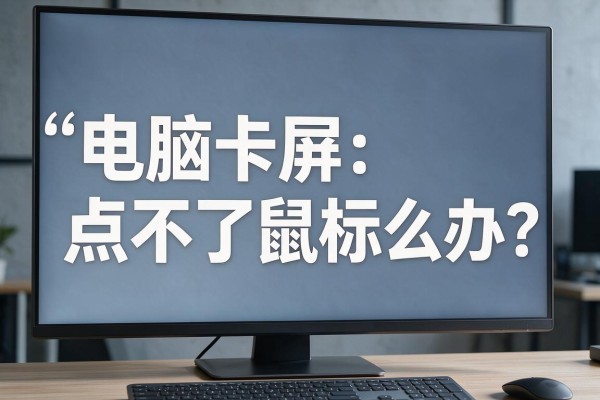 电脑卡屏点不了鼠标怎么办