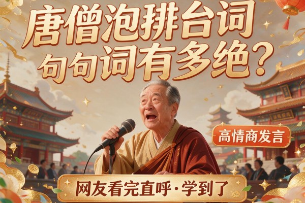 唐僧泡妞台词有多绝?句句高情商发言,网友看完直呼学到了