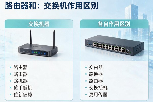 路由器和交换机各自作用区别