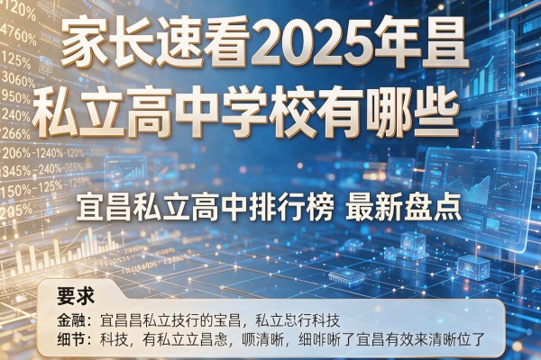 家长速看2025年宜昌私立高中学校有哪些及宜昌私立高中排行榜最新盘点