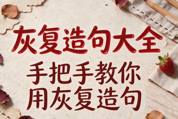 灰复造句大全：手把手教你用灰复造句