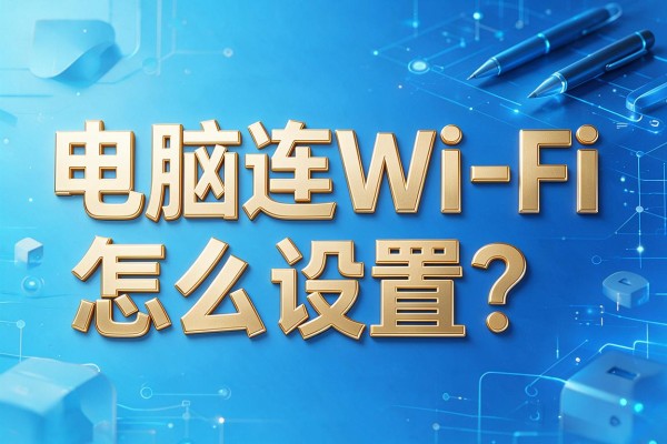 电脑连WiFi怎么设置?