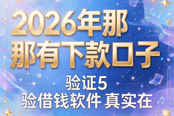 2026年那有下款口子,验证5款借钱软件真实在