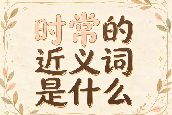 时常的近义词是什么,时常的近义词有哪些词语