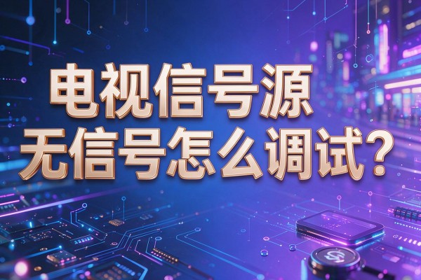 电视信号源无信号怎么调试?