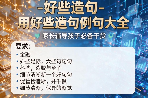 好些造句-用好些造句例句大全,家长辅导孩子必备干货