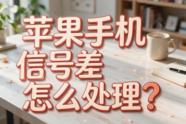 苹果手机信号差怎么处理?