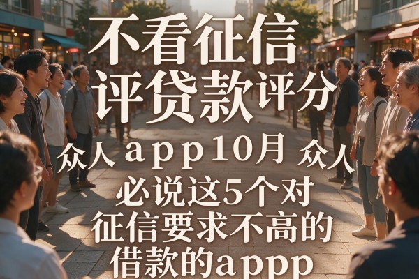 不看征信评分的贷款app10月众人围观,必说这5个对征信要求不高的借款的app