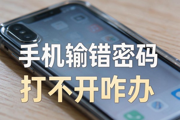 手机输错密码打不开咋办