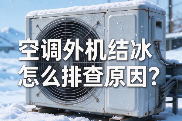 空调外机结冰怎么排查原因？