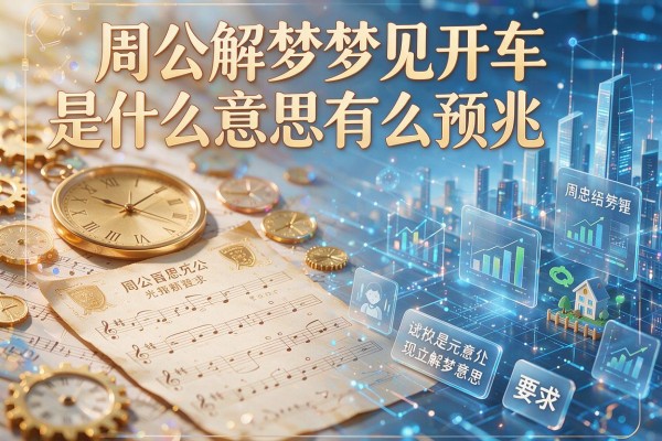 周公解梦梦见开车是什么意思有什么预兆