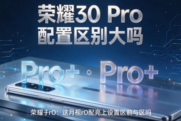 荣耀30 Pro和Pro+配置区别大吗?